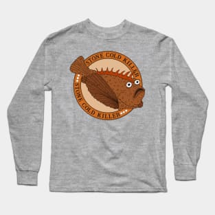 Funny Cartoon Australian Stonefish Quote Long Sleeve T-Shirt